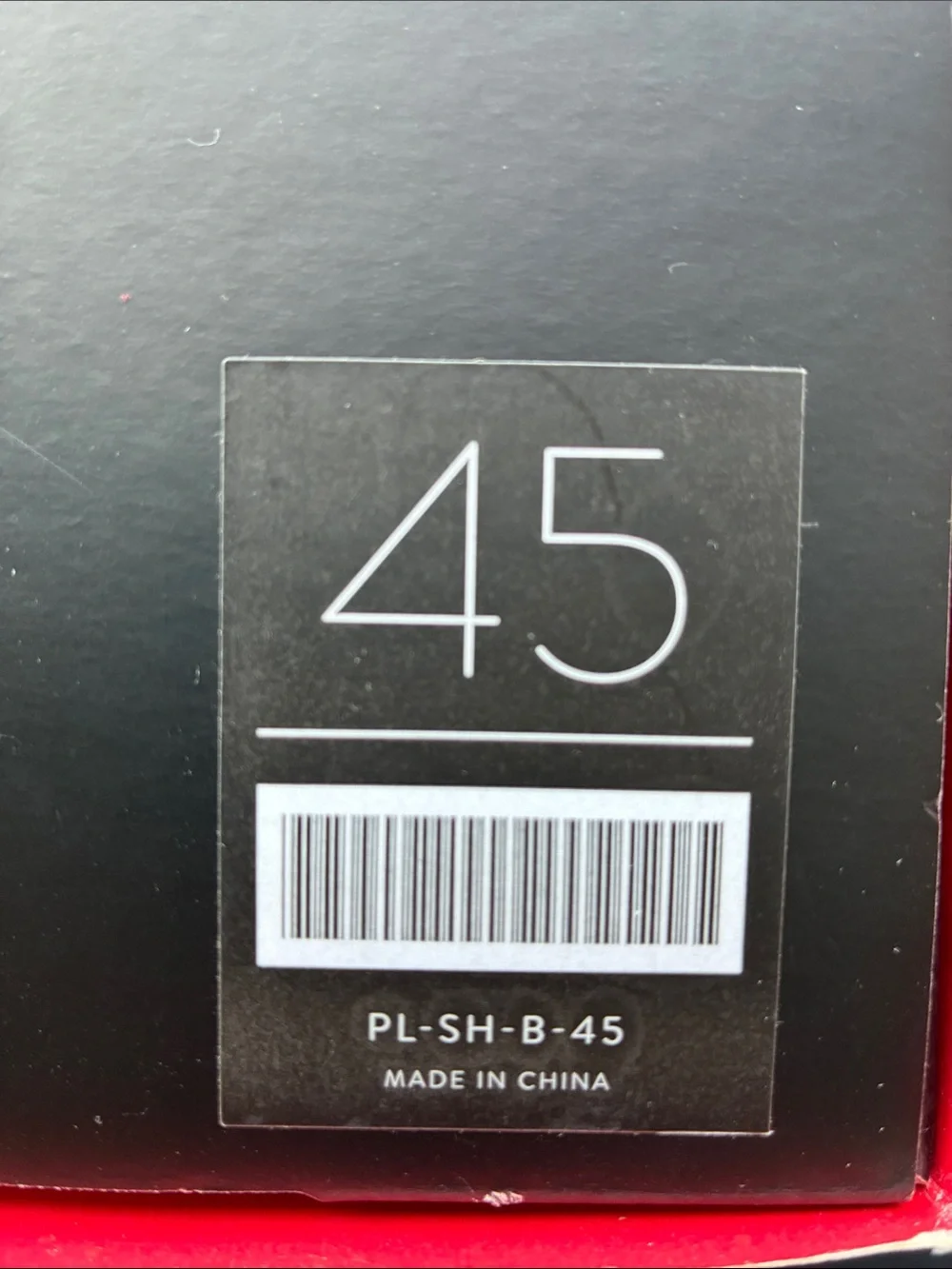 Peloton Black and White Cycling Sneakers with Red Lining